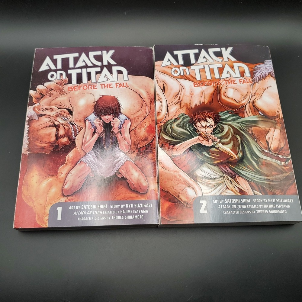 Attack On Titan Before The Fall Vol 1 & 2 Manga Lot of 2